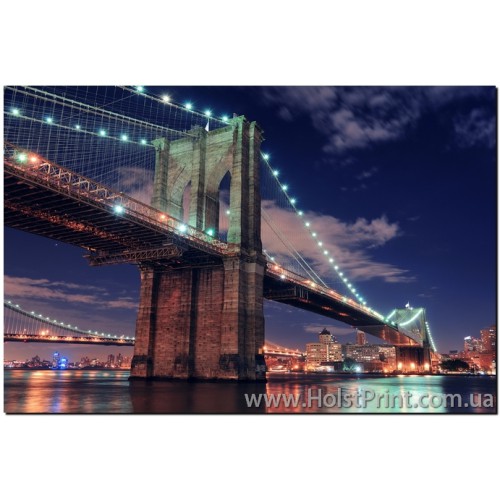 Фото картины, Бруклинский Мост, ART: ULP888008, , 168.00 грн., ULP888008, , Фото картины Города